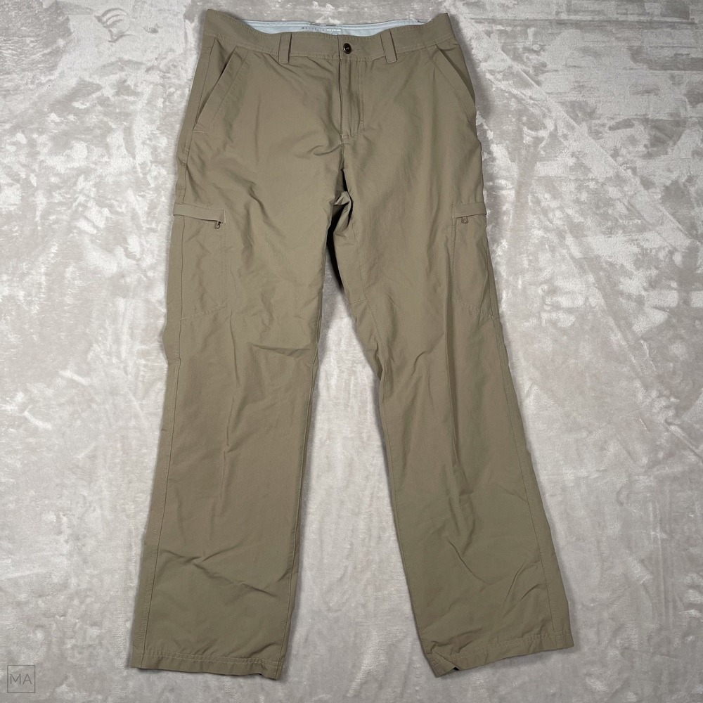 Mountain Hardwear Men's Pants Outdoor Hiking Gorpcore Side Pockets 32x32 Tan